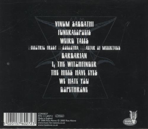 Electric Wizard Dopethrone CD album (CDLP) UK I6HCDDO835245