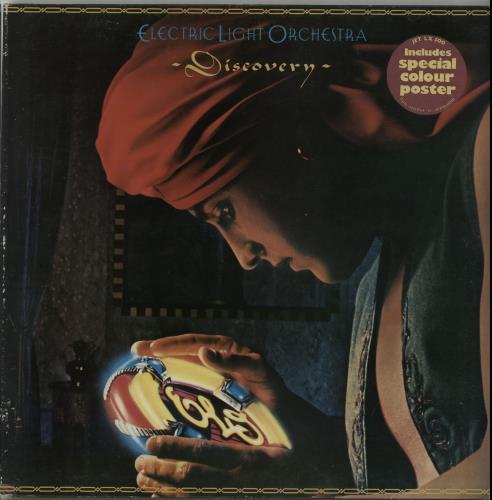 Electric Light Orchestra Discovery - Stickered Sleeve + Poster vinyl LP album (LP record) UK ELOLPDI654544