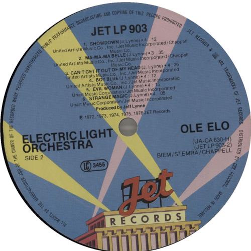 Electric Light Orchestra Olé ELO Dutch vinyl LP album (LP record) (683453)