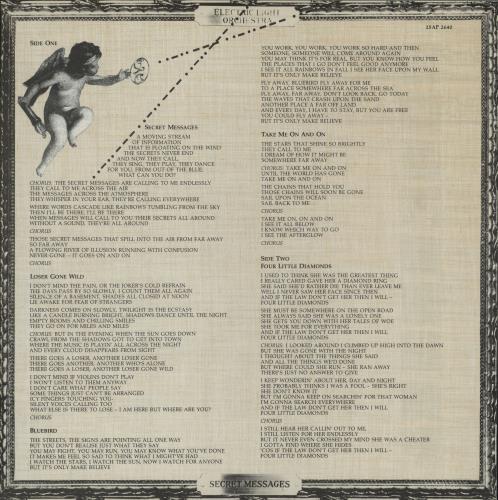 Cadre Photo 3D Bois – Album Secret Messages ELO (Electric Light Orchestra)