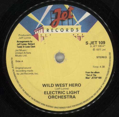 Electric Light Orchestra Wild West Hero UK 7" vinyl single (7 inch