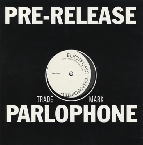 Electronic Disappointed 12" vinyl single (12 inch record / Maxi-single) UK ELE12DI07009