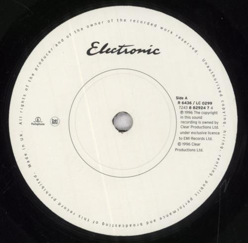 Electronic Forbidden City 7" vinyl single (7 inch record / 45) UK ELE07FO103822