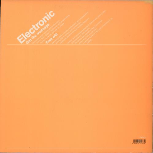 Electronic Get The Message 12" vinyl single (12 inch record / Maxi-single) UK ELE12GE107202