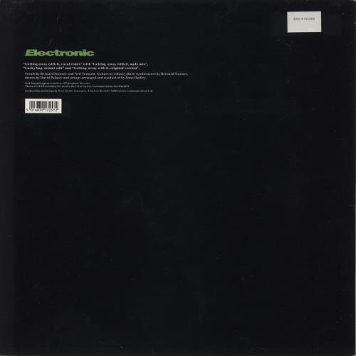 Electronic Getting Away With It (Electromix) 12" vinyl single (12 inch record / Maxi-single) UK ELE12GE04319
