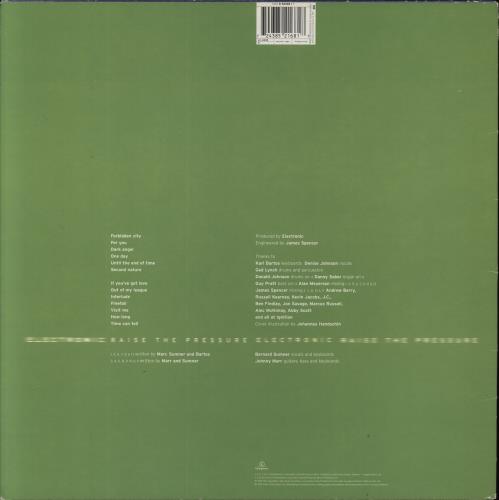 Electronic Raise The Pressure - EX vinyl LP album (LP record) UK ELELPRA852554
