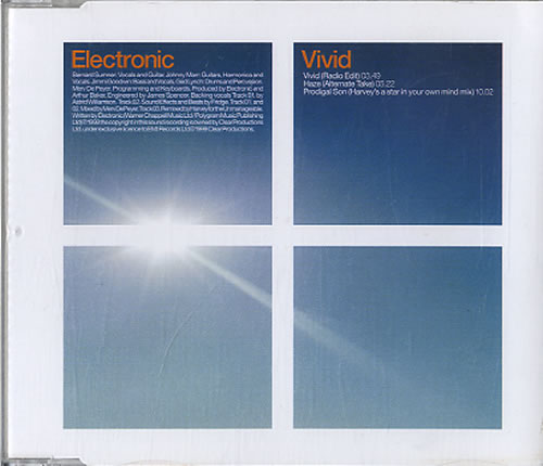 Electronic Vivid CD single (CD5 / 5") Dutch ELEC5VI629898