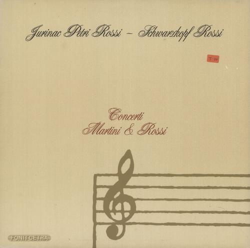 Elisabeth Schwarzkopf Jurinac Petri Rossi - Schwarzkopf Rossi vinyl LP album (LP record) Italian EOMLPJU743531