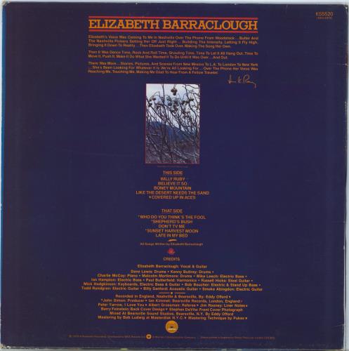 Elizabeth Barraclough Elizabeth Barraclough vinyl LP album (LP record) UK 3V2LPEL773935