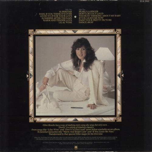 Elkie Brooks Pearls - Stickered & Laminated Sleeve vinyl LP album (LP record) UK EKBLPPE874406