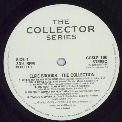 Elkie Brooks The Collection 2-LP vinyl record set (Double LP Album) UK EKB2LTH820254