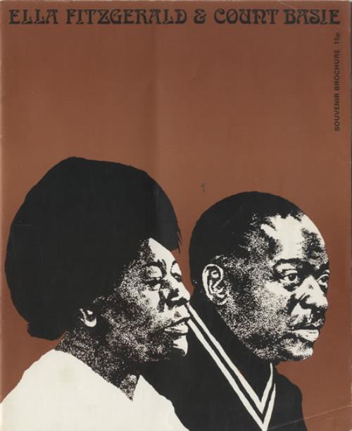 Ella Fitzgerald & Count Basie Souvenir Brochure tour programme UK EQOTRSO567980