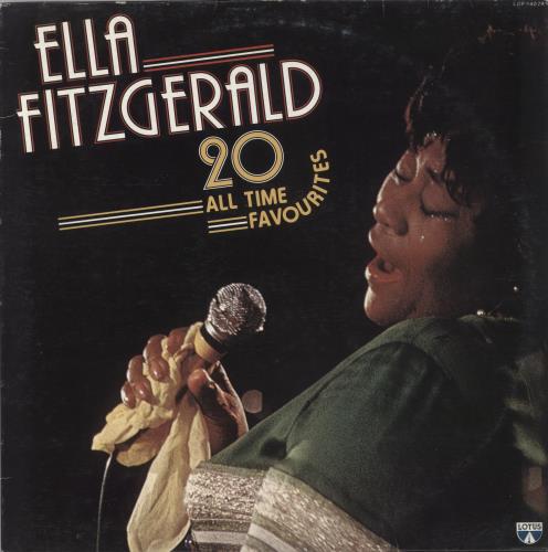 Ella Fitzgerald 20 All Time Favourites vinyl LP album (LP record) Italian EFZLPAL857143