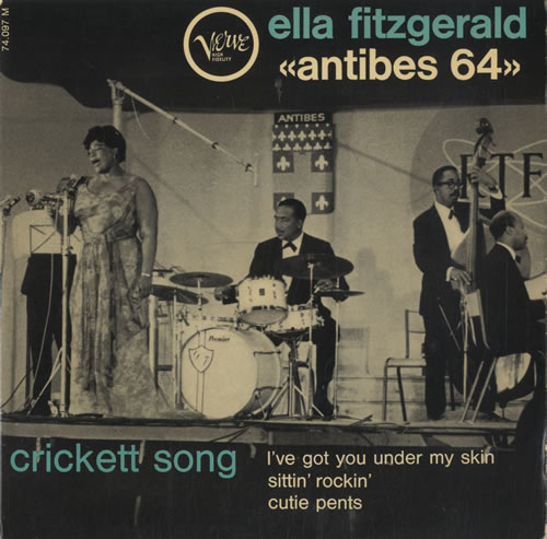 Ella Fitzgerald Antibes 64 EP 7" vinyl single (7 inch record / 45) French EFZ07AN567283