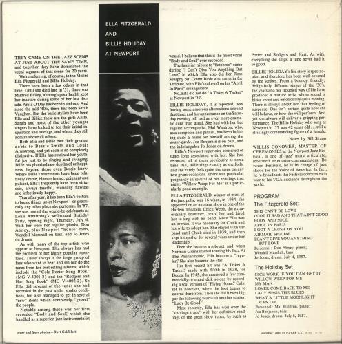 Ella Fitzgerald At Newport vinyl LP album (LP record) Japanese EFZLPAT699387