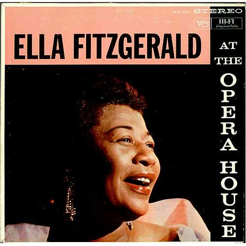 Ella Fitzgerald At The Opera House vinyl LP album (LP record) US EFZLPAT410629