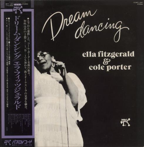 Ella Fitzgerald Dream Dancing - White label + Obi vinyl LP album (LP record) Japanese EFZLPDR872557