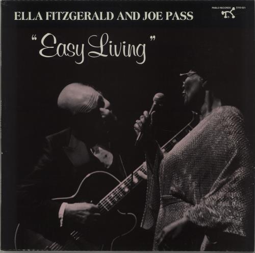 Ella Fitzgerald Easy Living vinyl LP album (LP record) German EFZLPEA668605