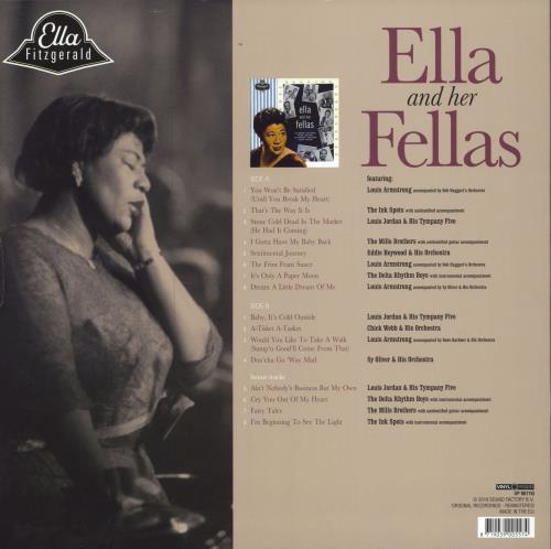 Ella Fitzgerald Ella And Her Fellas - 180gm vinyl LP album (LP record) Dutch EFZLPEL785288