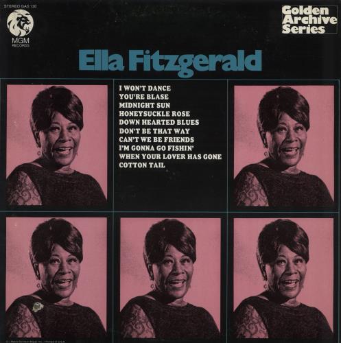 Ella Fitzgerald Ella Fitzgerald vinyl LP album (LP record) US EFZLPEL512860