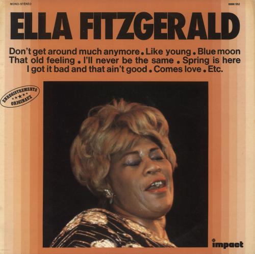 Ella Fitzgerald Ella Fitzgerald vinyl LP album (LP record) French EFZLPEL740843