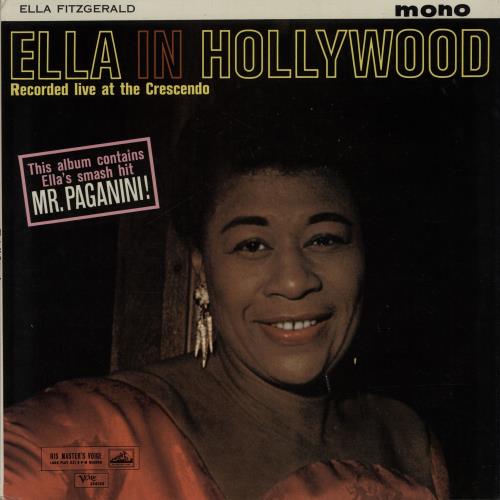 Ella Fitzgerald Ella In Hollywood vinyl LP album (LP record) UK EFZLPEL451512