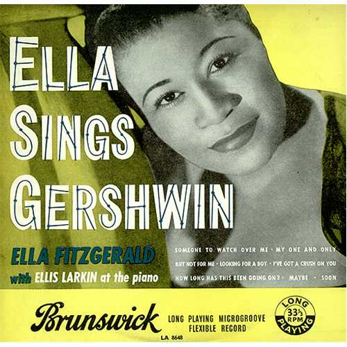 Ella Fitzgerald Ella Sings Gershwin 10" vinyl single (10 inch record) UK EFZ10EL410106