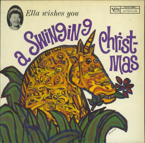 Ella Fitzgerald Ella Wishes You A Swinging Christmas vinyl LP album (LP record) German EFZLPEL777281
