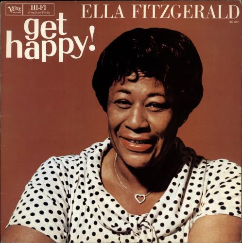 Ella Fitzgerald Get Happy! vinyl LP album (LP record) French EFZLPGE697884