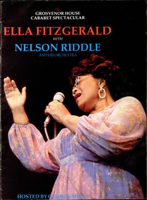 Ella Fitzgerald Grosvenor House Cabaret Spectacular tour programme UK EFZTRGR513891