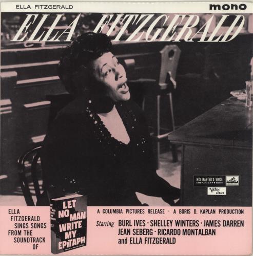 Ella Fitzgerald Let No Man Write My Epitaph vinyl LP album (LP record) UK EFZLPLE362824
