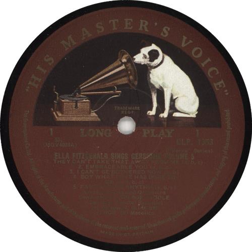 Ella Fitzgerald Sings Gershwin Vol. Five vinyl LP album (LP record) UK EFZLPSI739019