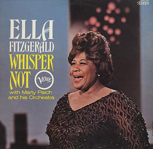 Ella Fitzgerald Whisper Not vinyl LP album (LP record) French EFZLPWH384838