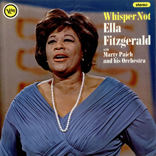 Ella Fitzgerald Whisper Not vinyl LP album (LP record) UK EFZLPWH474894