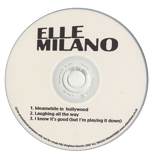 Elle Milano Meanwhile In Hollywood... CD-R acetate UK EE7CRME472973