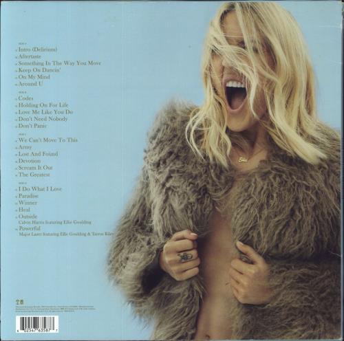Ellie Goulding Delirium - White Vinyl - EX 2-LP vinyl record set (Double LP Album) US ENP2LDE856894