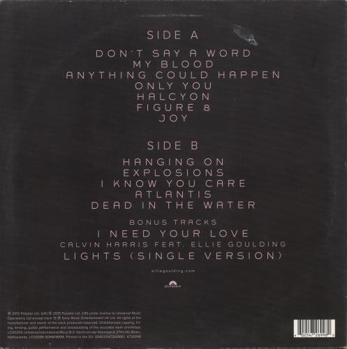 Ellie Goulding Halcyon - EX vinyl LP album (LP record) UK ENPLPHA856895