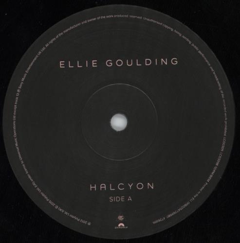 Ellie Goulding Halcyon vinyl LP album (LP record) UK ENPLPHA816323