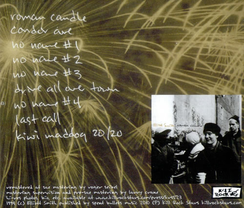 Elliott Smith Roman Candle CD album (CDLP) US ELTCDRO504219