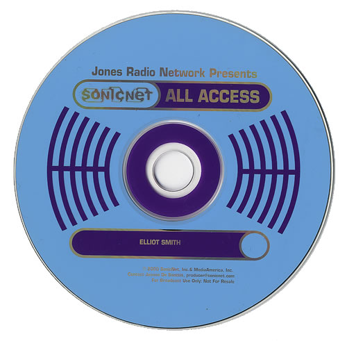 Elliott Smith Sonic Net All Access CD album (CDLP) US ELTCDSO480903