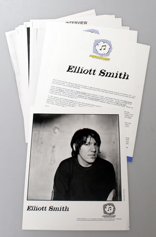Elliott Smith XO US Promo media press pack (550993) PRESS PACK