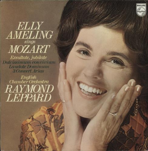 Elly Ameling Elly Ameling Sings Mozart vinyl LP album (LP record) Dutch 4PSLPEL787932