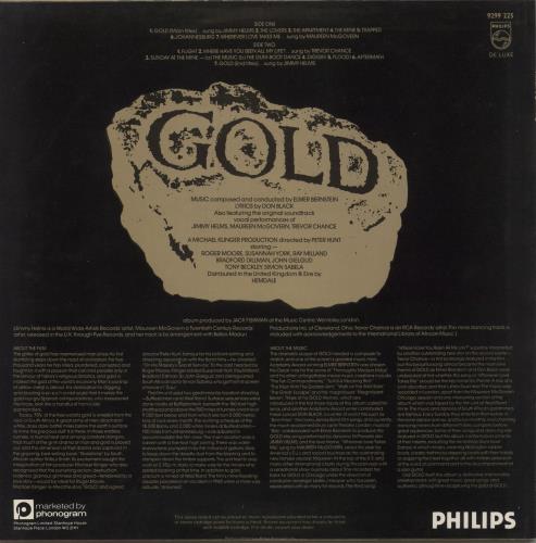 Elmer Bernstein Gold vinyl LP album (LP record) UK ELMLPGO477079