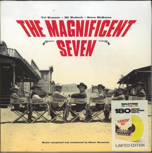 Elmer Bernstein The Magnificent Seven - 180gm Yellow - Sealed vinyl LP album (LP record) UK ELMLPTH807155