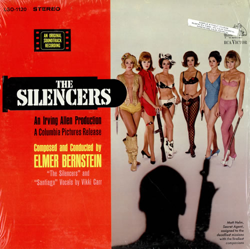 Elmer Bernstein The Silencers Soundtrack vinyl LP album (LP record) US ELMLPTH476239