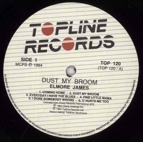 Elmore James Dust My Broom vinyl LP album (LP record) UK EMJLPDU337632