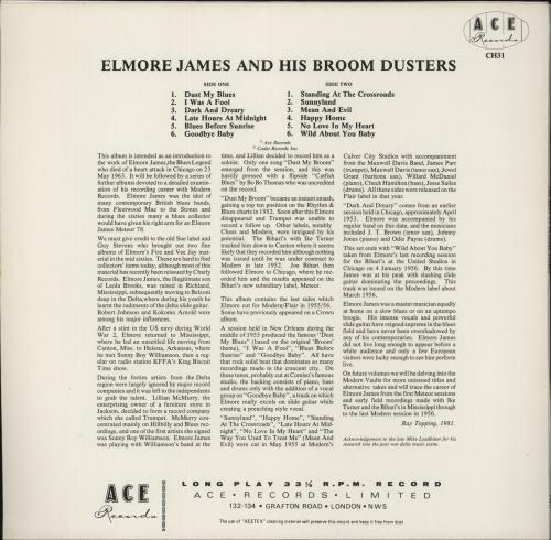 Elmore James The Best Of Elmore James vinyl LP album (LP record) UK EMJLPTH587905
