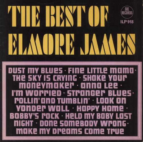 Elmore James The Best Of Elmore James vinyl LP album (LP record) UK EMJLPTH828820