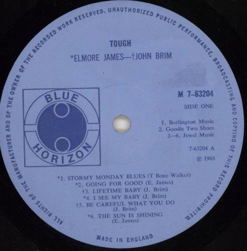 Elmore James Tough - EX vinyl LP album (LP record) UK EMJLPTO735901