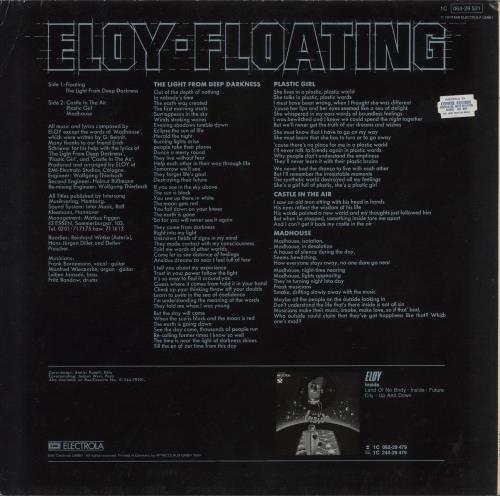 Eloy Floating vinyl LP album (LP record) German LOYLPFL539596
